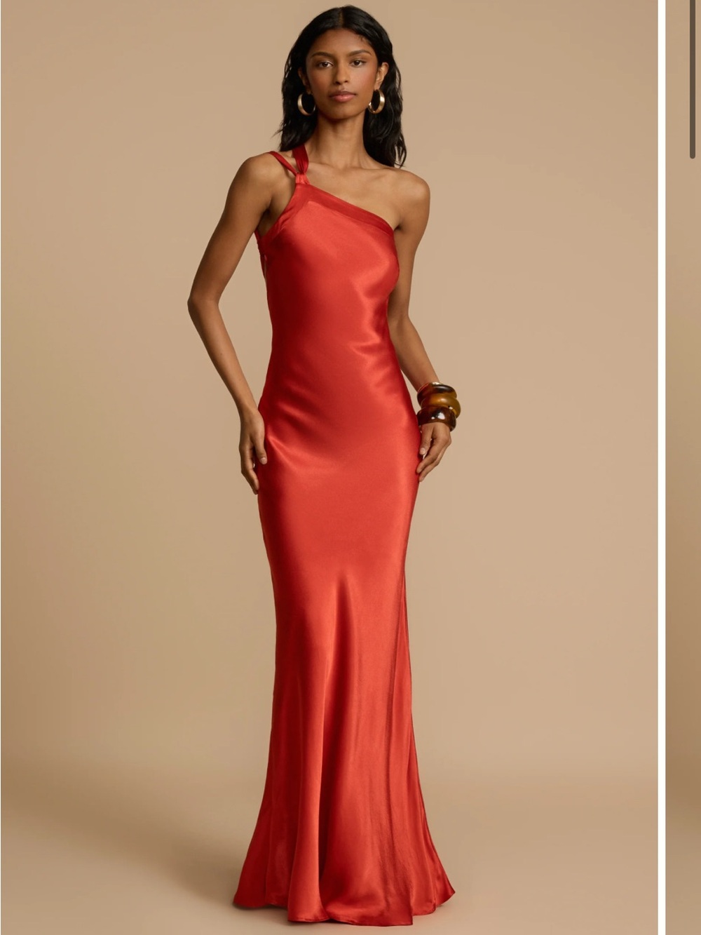 Monique Dress in Rust